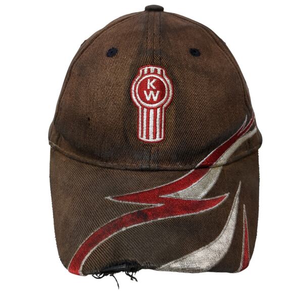 KW Strapback Baseball Cap Multicolor One Size Adjustable Embroidered 6 Panel - Picture 1 of 10